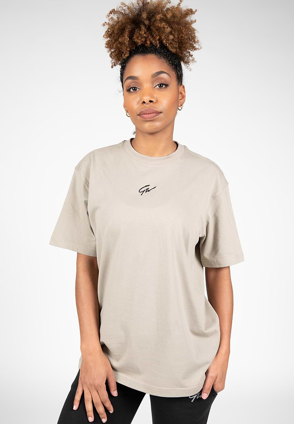 gorilla wear Bixby Oversized T-shirt - Beige