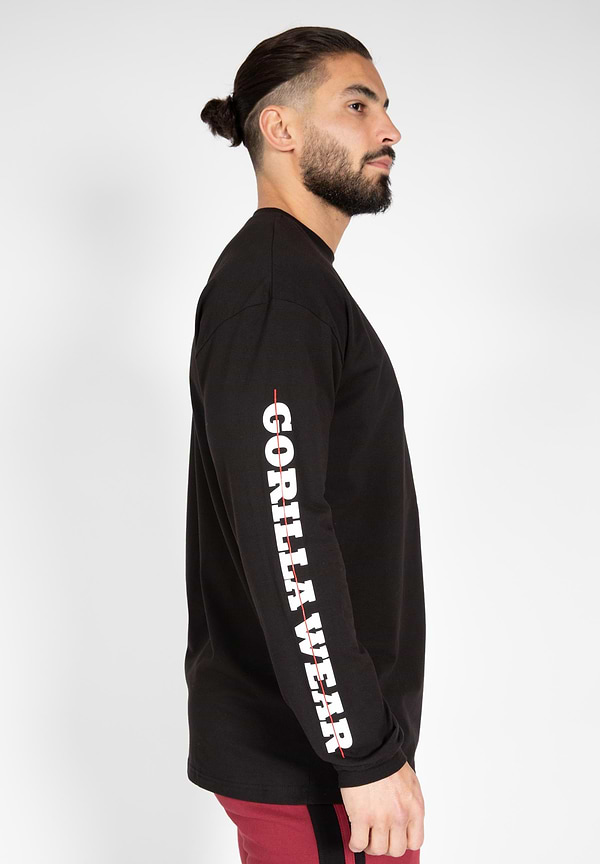 Gorilla Wear Boise Oversized Long Sleeve - Black