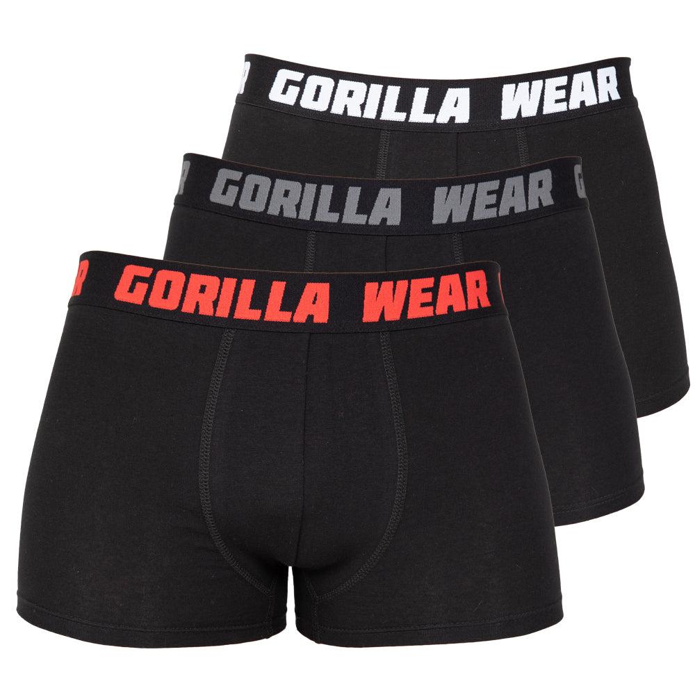 Gorilla Wear Gorilla Wear Boxer Shorts 3-Pack - Black