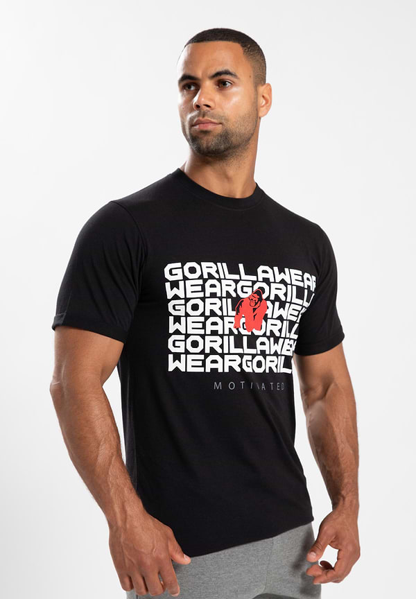gorilla wear Bradley T-Shirt- Black