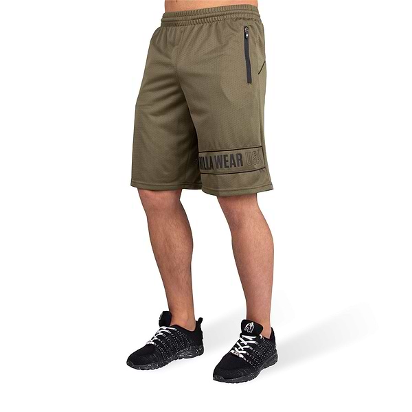 gorilla wear Branson Shorts - Army Green/Black