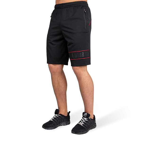 gorilla wear Branson Shorts - Black/Red