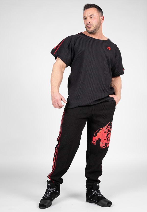 Gorilla Wear Buffalo Old School Pants - Black/Red