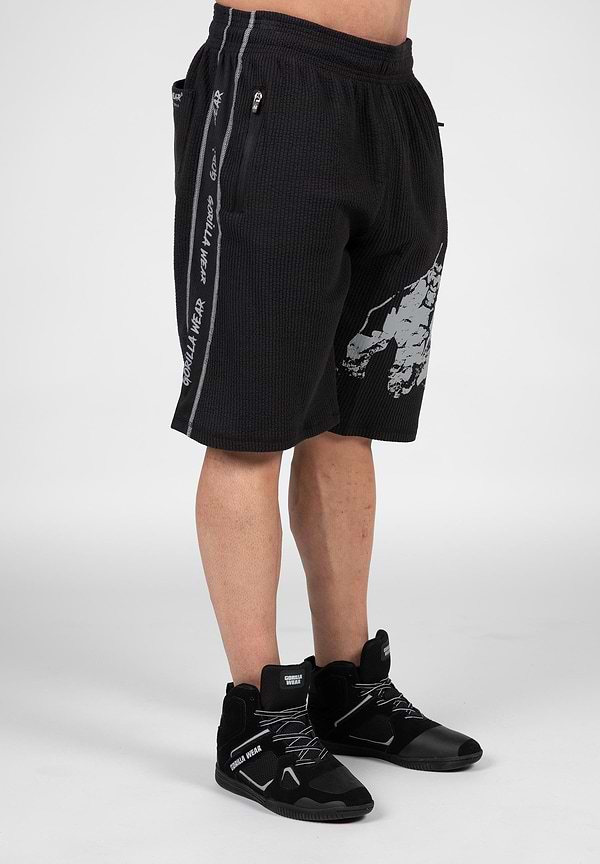 Gorilla Wear Buffalo Old School Shorts - Black/Gray