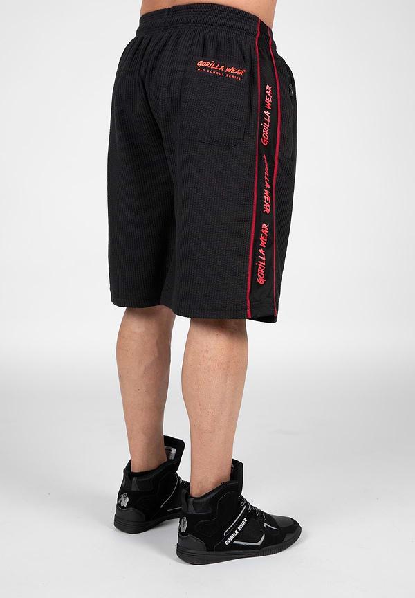 Gorilla Wear Buffalo Old School Shorts - Black/Red