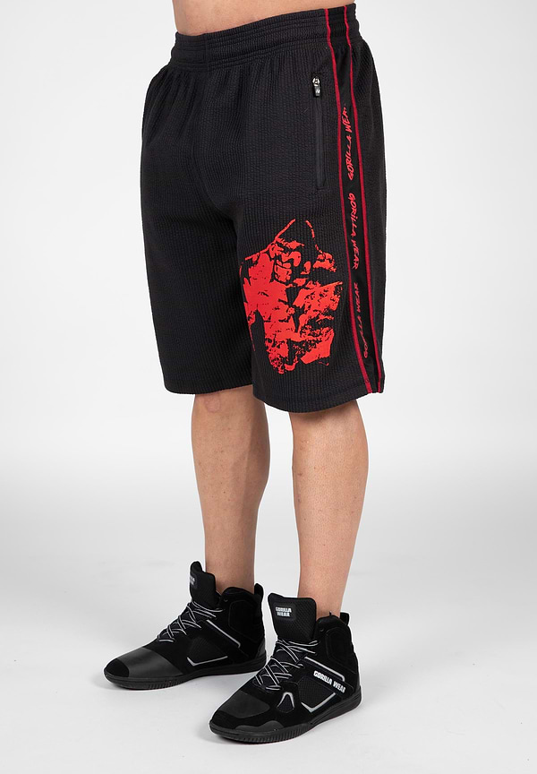 gorilla wear Buffalo Old School Shorts - Black/Red