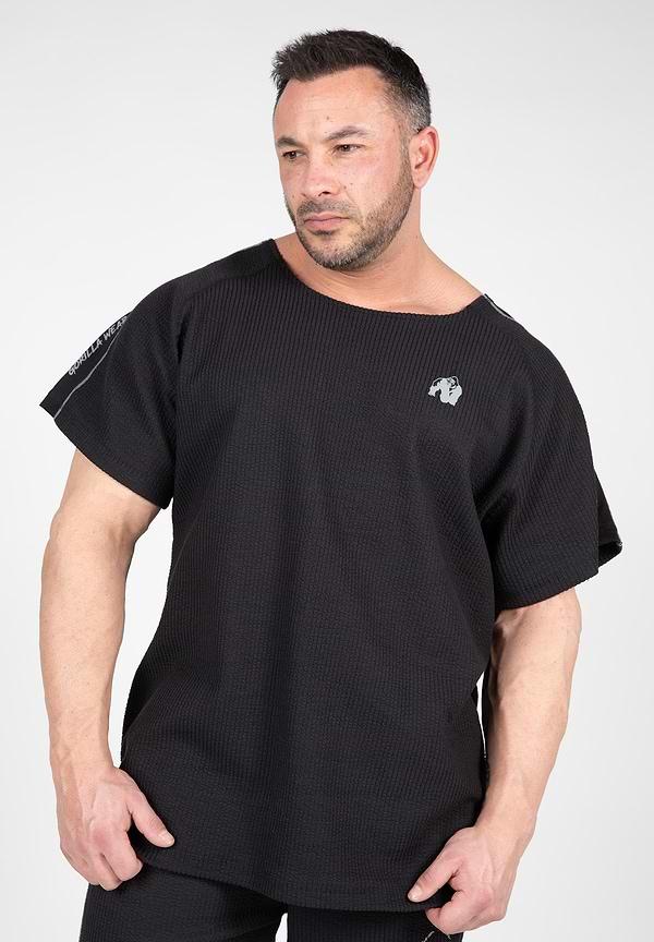 Gorilla Wear Buffalo Old School Top -Black/Gray