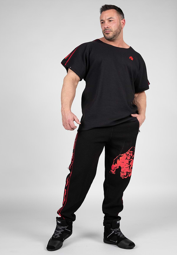 Gorilla Wear Buffalo Old School Top -Black/Red