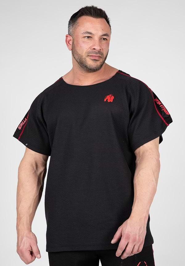 gorilla wear Buffalo Old School Top -Black/Red