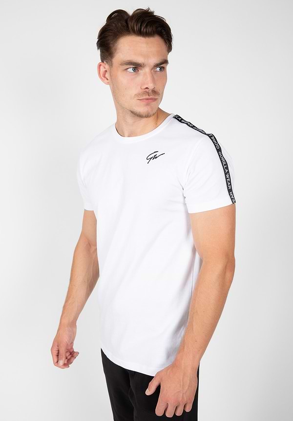 Gorilla Wear Chester T-shirt - White/Black