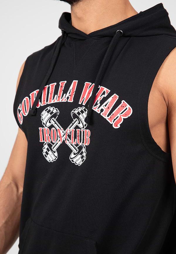 Gorilla Wear Chico Sleeveless Hooded T-Shirt - Black