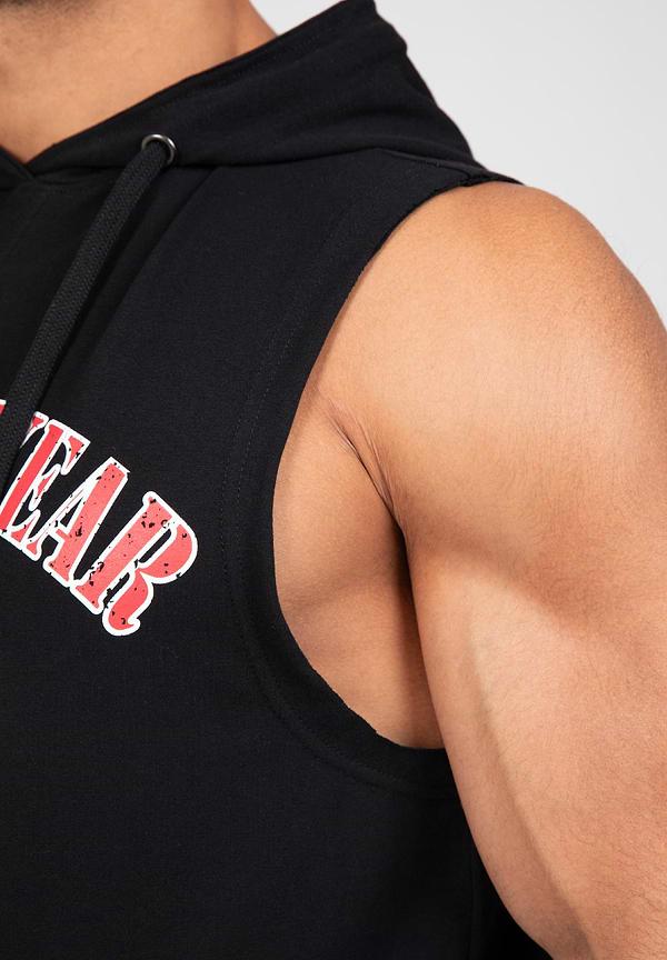 Gorilla Wear Chico Sleeveless Hooded T-Shirt - Black