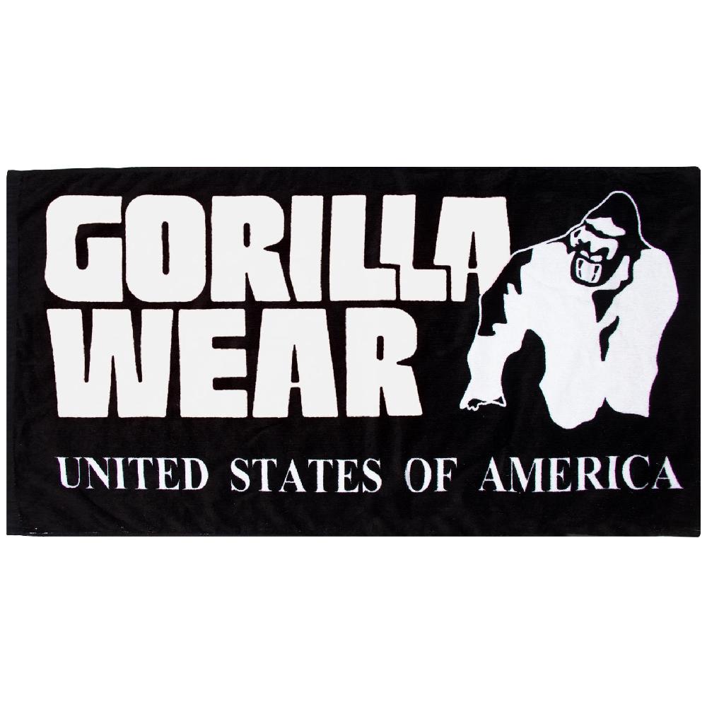 gorilla wear Classic Gym Towel - Black/White