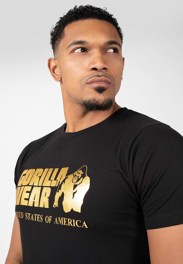 Gorilla Wear Classic T-shirt - Black/Gold