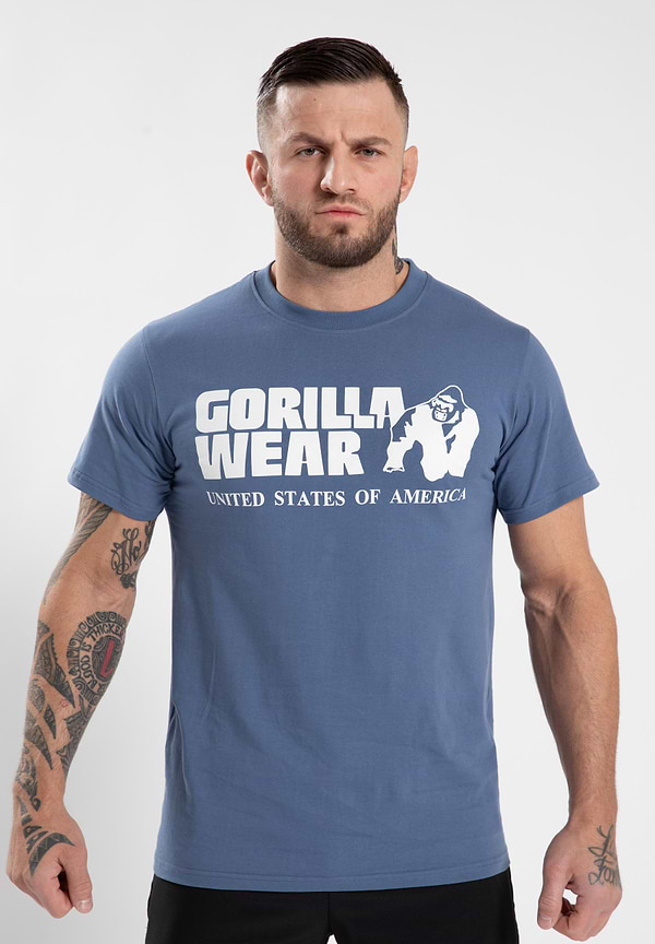 gorilla wear Classic T-Shirt - Coronet Blue