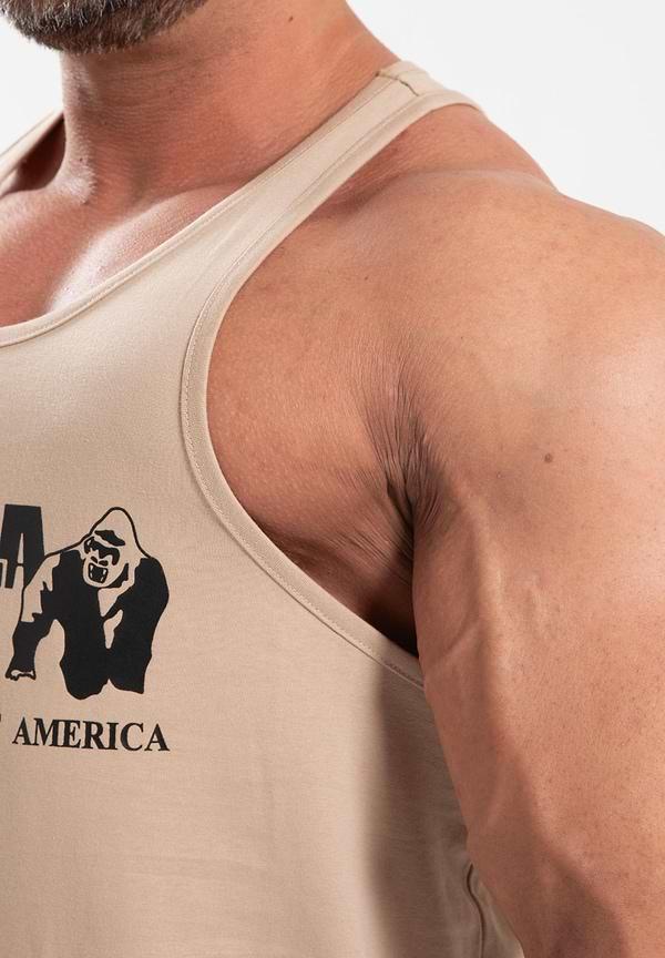 Gorilla Wear Classic Tank Top - Light Brown
