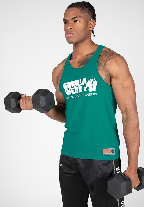 Gorilla Wear Classic Tank Top - Teal Green