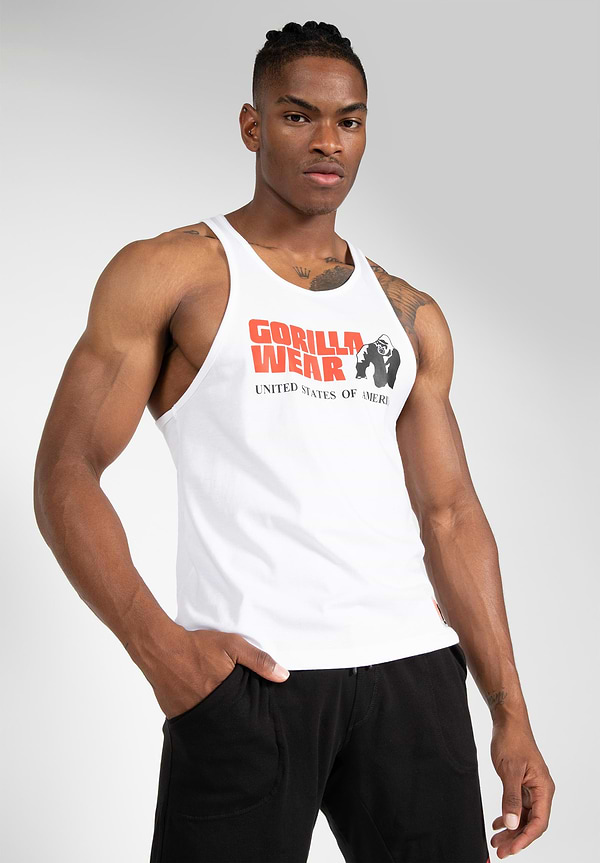 Gorilla Wear Classic Tank Top White | Gorilla Wear |