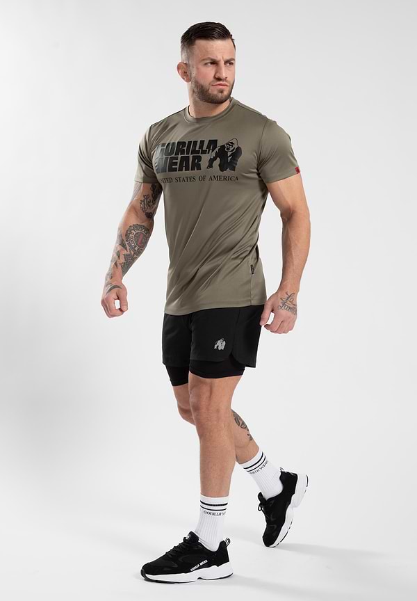 Gorilla Wear Classic Training T-Shirt - Army Green
