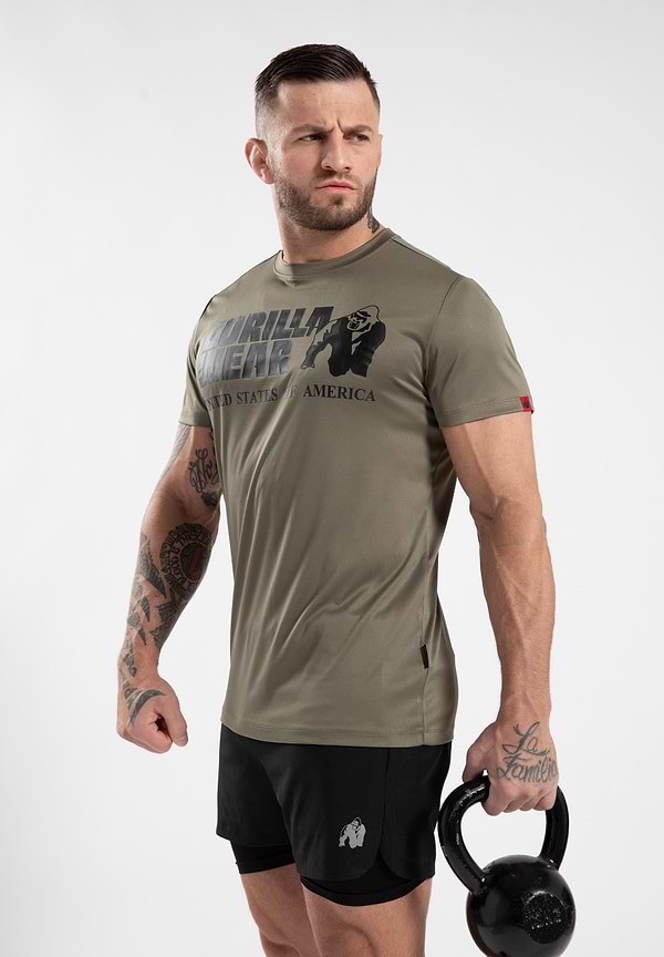 Gorilla Wear Classic Training T-Shirt - Army Green