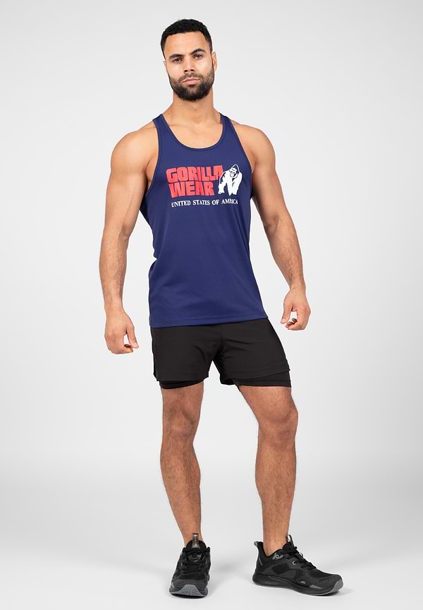 Gorilla Wear Classic Training Tank Top - Navy