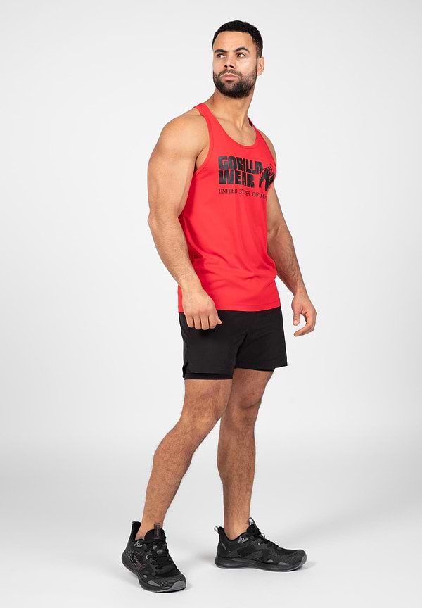 Gorilla Wear Classic Training Tank Top - Red