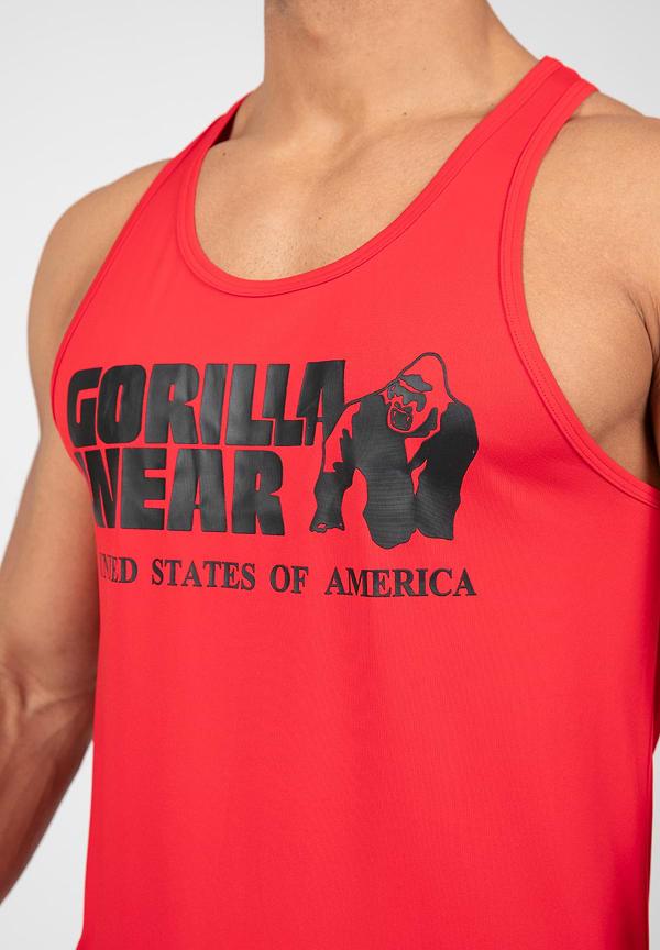 Gorilla Wear Classic Training Tank Top - Red