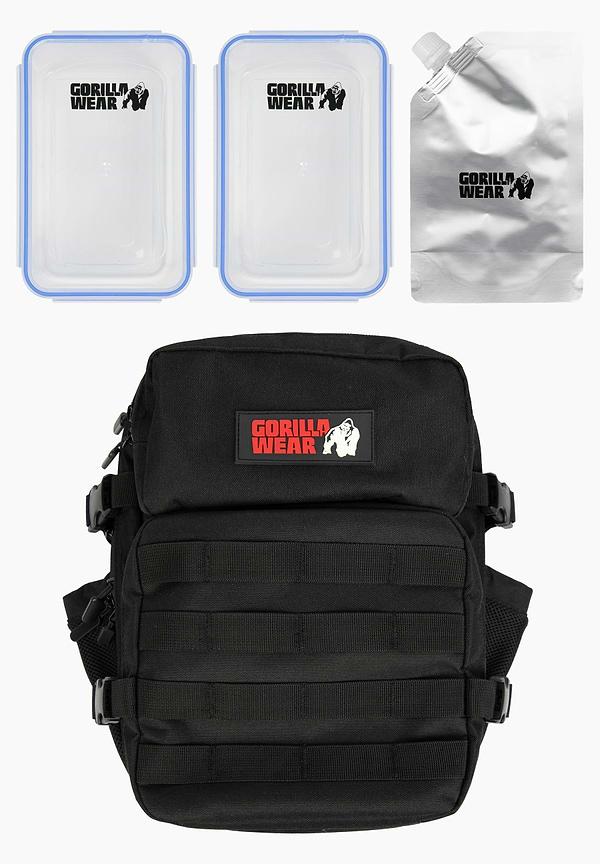 Gorilla Wear Clyde Meal Backpack-Black
