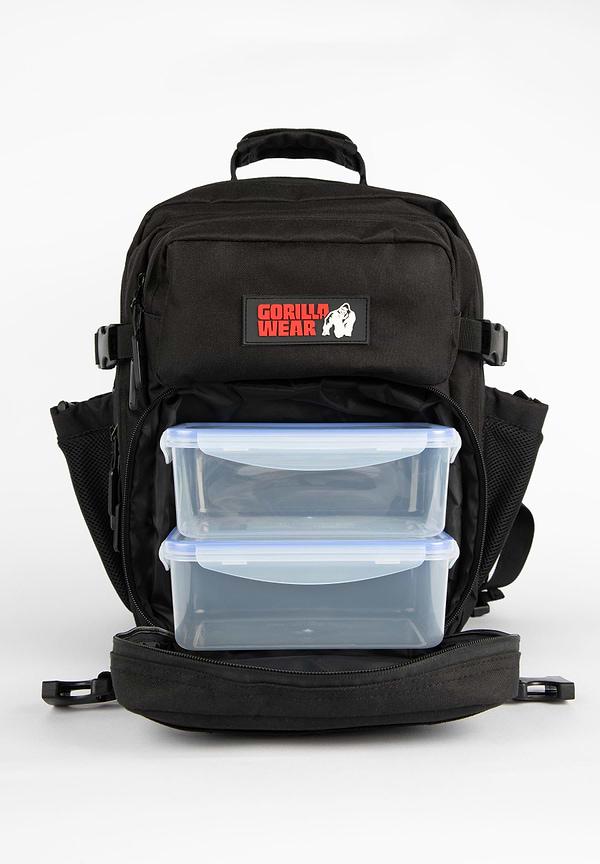 Gorilla Wear Clyde Meal Backpack-Black