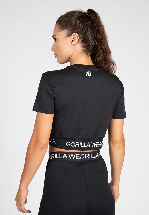 Gorilla Wear Colby Cropped T-Shirt - Black