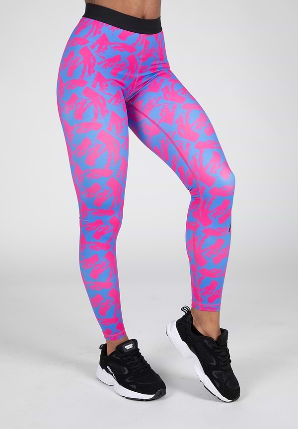 Gorilla Wear Colby Leggings - Blue/Pink