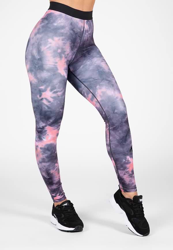 Gorilla Wear Colby Leggings - Gray/Pink