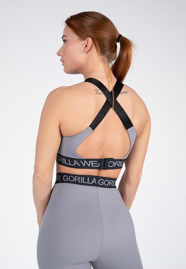 Gorilla Wear Colby Sports Bra - Gray