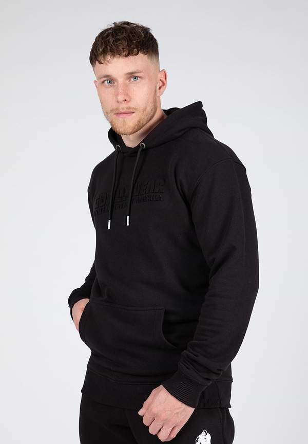 gorilla wear Crowley Men's Oversized Hoodie - Black