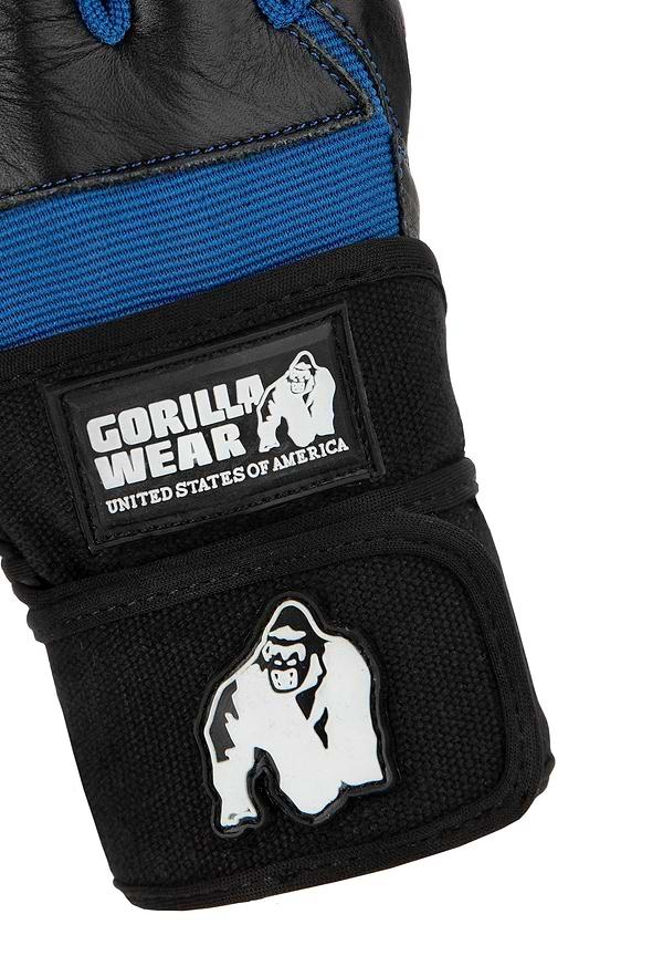 Gorilla Wear Gorilla Wear - Dallas Wrist Wraps Gloves - Black/Blue