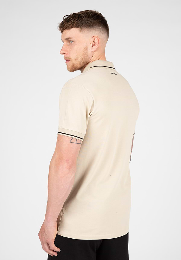Gorilla Wear Delano Polo - Beige/Black