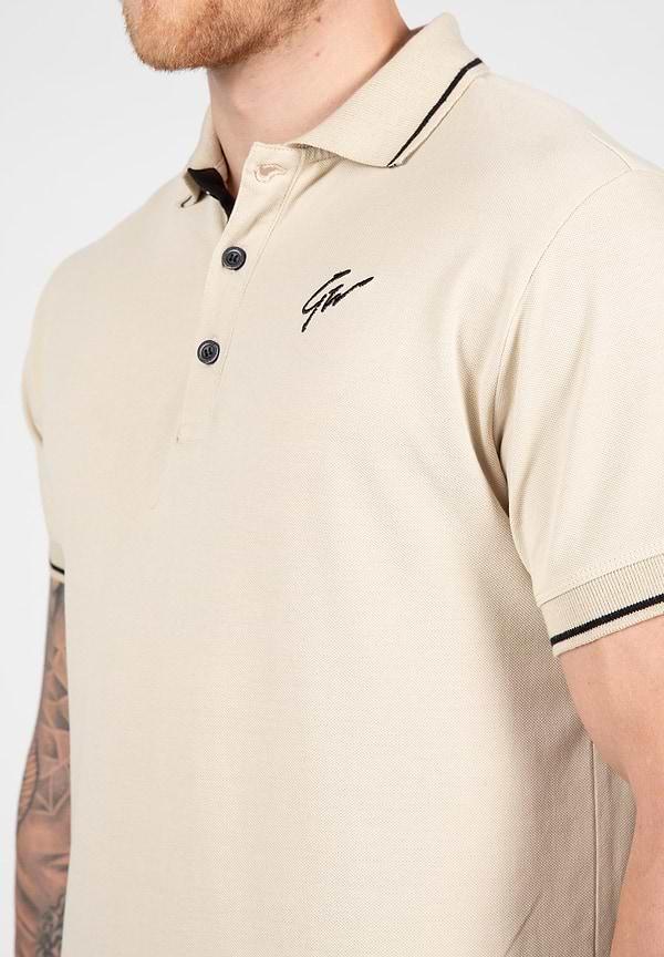Gorilla Wear Delano Polo - Beige/Black