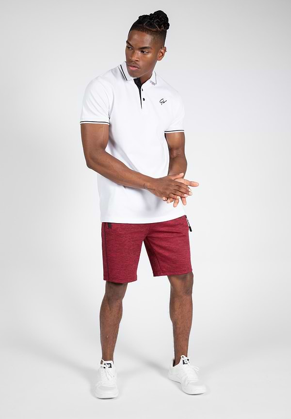 Gorilla Wear Delano Polo - White/Black