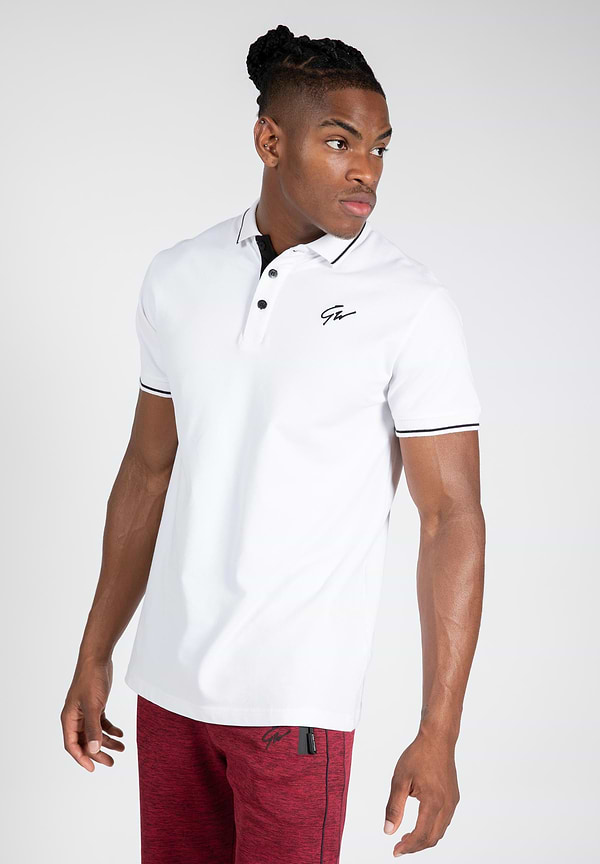 gorilla wear Delano Polo - White/Black