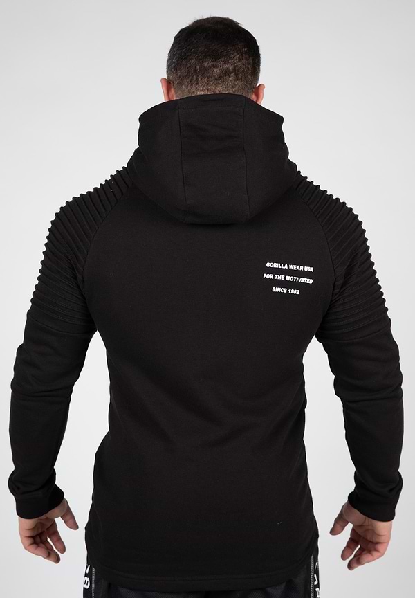 Gorilla Wear Delta Zipped Hoodie - Black