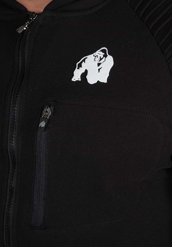 Gorilla Wear Delta Zipped Hoodie - Black