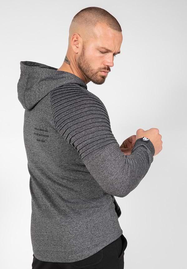 Gorilla Wear Delta Zipped Hoodie - Gray