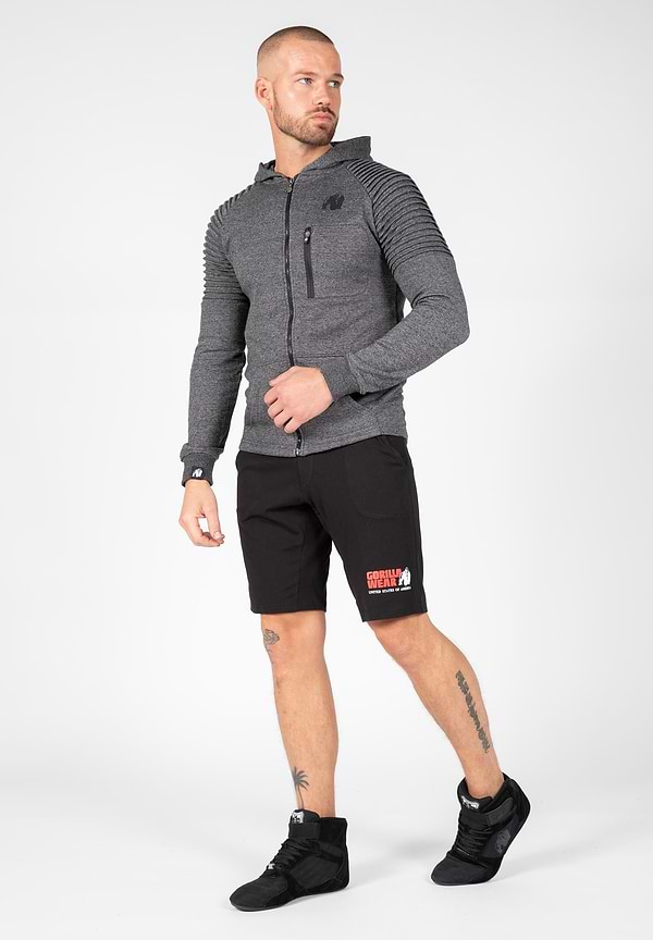 Gorilla Wear Delta Zipped Hoodie - Gray