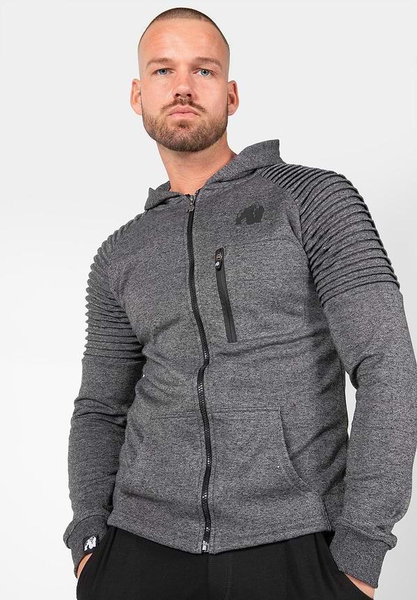 gorilla wear Delta Zipped Hoodie - Gray