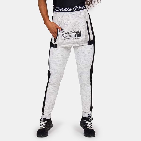 gorilla wear Dolores Dungarees - Gray/Black