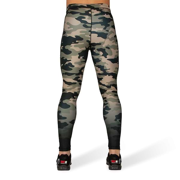 Gorilla Wear Franklin Men's Tights - Army Green Camo
