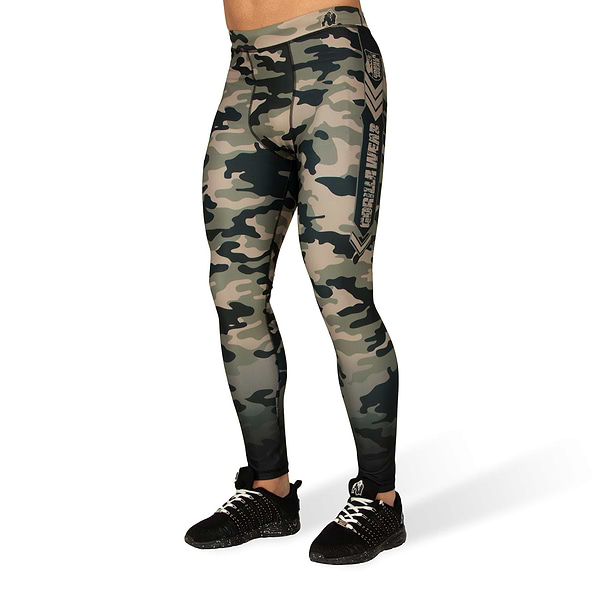 gorilla wear Franklin Men's Tights - Army Green Camo