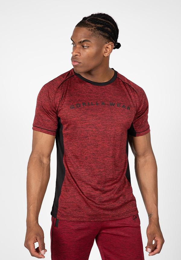 gorilla wear Fremont T-Shirt - Burgundy/Black