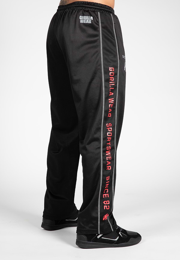 Gorilla Wear Functional Mesh Pants - Black/Red
