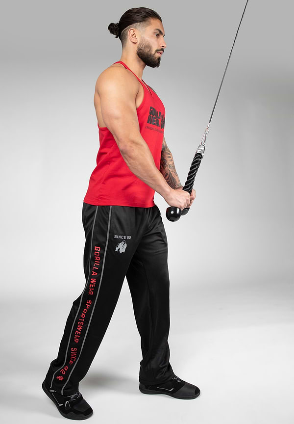 Gorilla Wear Functional Mesh Pants - Black/Red